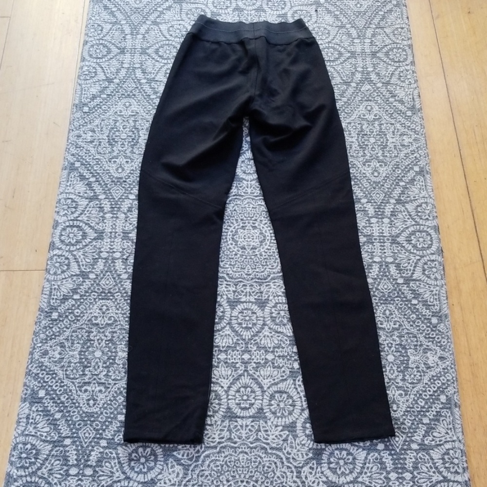 PAIGE Paloma Vegan Leather Leggings Black XS - Picture 6 of 7